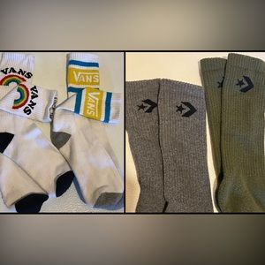 Vans+Converse • Socks Lot (4 pairs)